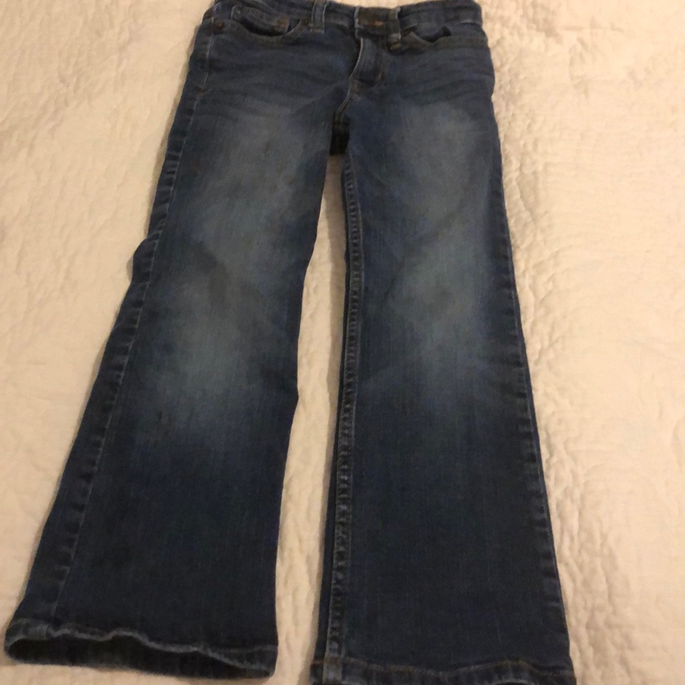 Cat&jack boys size 6 bootcut dark wash